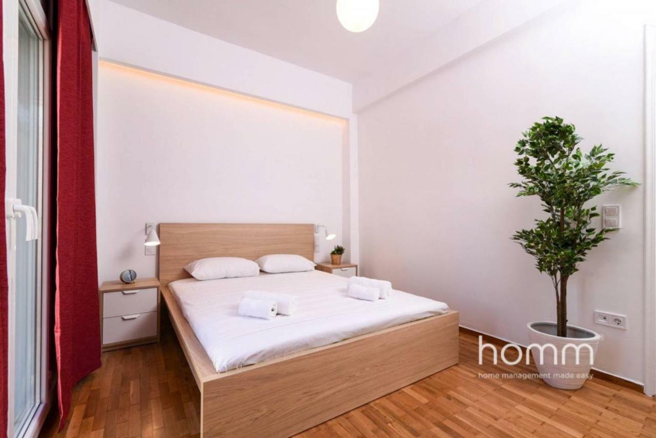 Ferienwohnung 45M² Renovated Flat In Neos Kosmos Roumpesi Str Athen Exterior foto