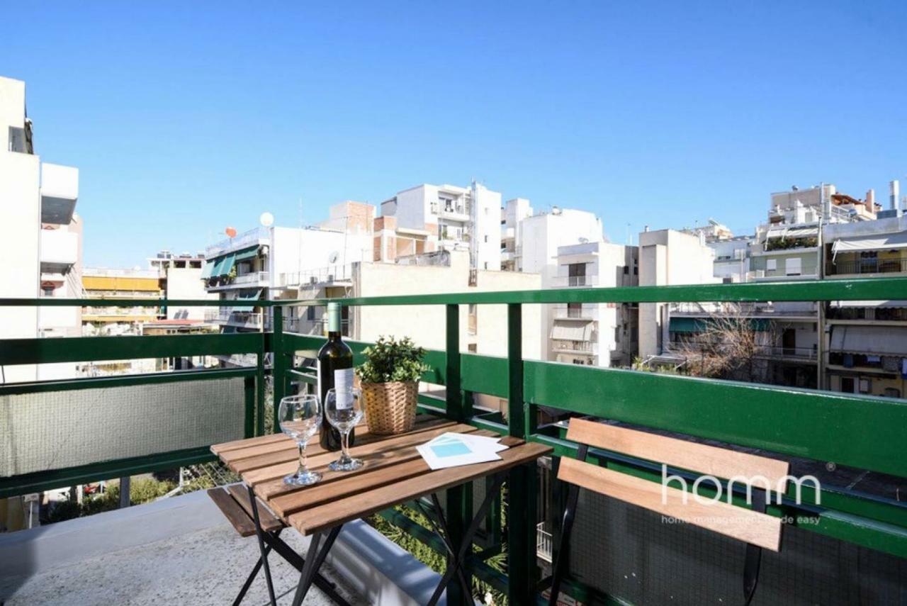 Ferienwohnung 45M² Renovated Flat In Neos Kosmos Roumpesi Str Athen Exterior foto